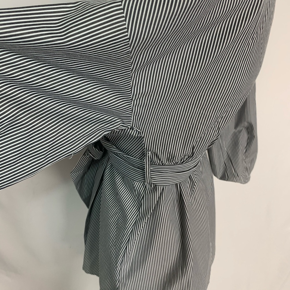 Motherhood Maternity Nursing Wrap Tunic Striped - Picture 3 of 9